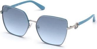 Guess GU7790-S 10W Womens Sunglasses Blue Size 61