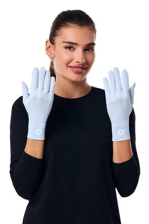 Coolibar Fuji Convertible Fingertip UV Sun Gloves, UPF 50+ Sun Protection in Skyride at Nordstrom, Size X-Small