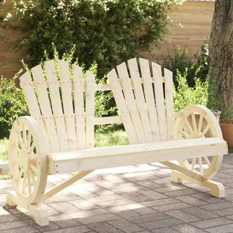 vidaXL Vidaxl - Sill&oacute;n De Jard&iacute;n Adirondack Doble Madera Maciza De Abeto