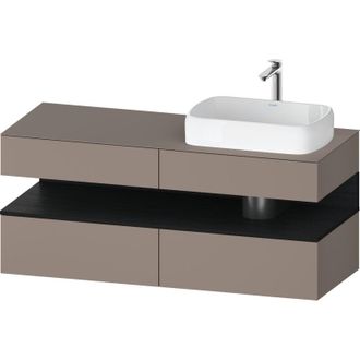 Duravit Qatego Consola Mueble Bajo Lavabo, 2 Extensiones, 2 - Duravit