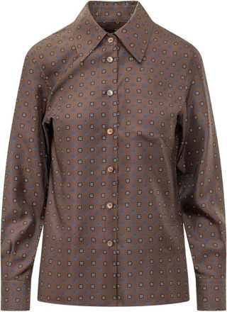 Seafarer Shirts - Dames - Overhemden - Bruin - S - Overhemden