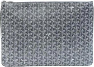 Goyard Pre-owned Vintage Clutch - Heren - Vintage Clutch - Grijs - ONE Size - Leer - Vintage