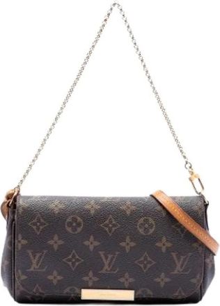 Louis Vuitton Pre-owned The Favorite Schoudertas - Dames - Vintage Schoudertas - Bruin - ONE Size - Leer - Vintage