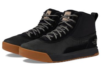 The North Face Larimer Mid Waterproof Mens Shoes TNF Black/Vintage Khaki : 9.5 D - Medium, Textile/Leather