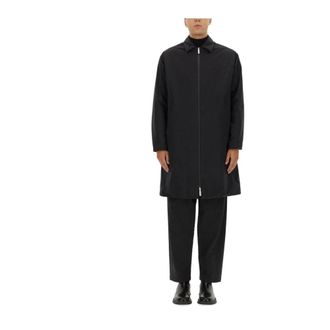 Herno Parkas, male, Black, Size: XL Lightweight Trench Coat