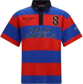 Palm Angels Multicolor Cotton Polo Mens Shirt
