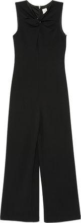 Calvin Klein Black Scuba Crepe Sleeveless Jumpsuit