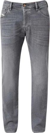 Diesel D-Yennox taps toelopende lichtgrijze jeans