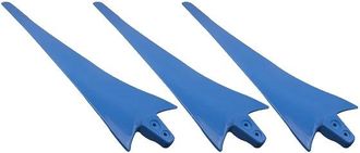 OEM Palas De Aerogenerador, Construcci&oacute;n De Alta Calidad, Generaci&oacute;n De Energ&iacute;a Eficiente, 3 Palas E&oacute;licas Azules