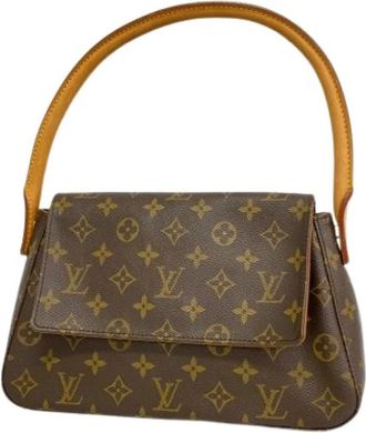 Louis Vuitton Pre-owned Handbags, female, Brown, Size: ONE SIZE Pre-owned Mini Looping Shoulder Bag