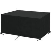 OEM Litzee - Funda Rectangular Para Muebles De Jard&iacute;n De 170 X 94 X 70 Cm - Tejido Oxford Impermeable - Resistente A La Intemperie Y A Los Rayos Uv - Comp