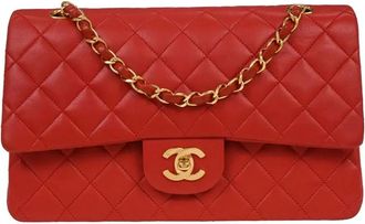 Chanel Borsa a spalla Double Flap 1991-1994 - Rosso