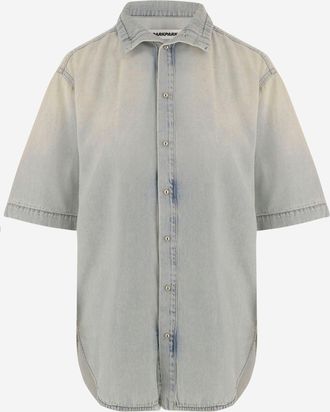 Darkpark Jeanshemd aus gemischter Baumwolle