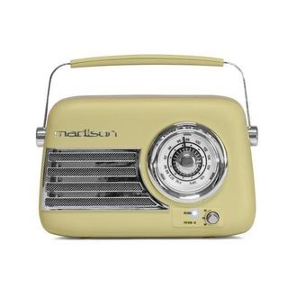 Madison New York Radio Port&aacute;til - Madison - Vr 40 - Bluetooth - Recargable Por Usb - Sintonizador Anal&oacute;gico