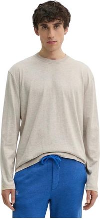 Sams&oslash;e & Sams&oslash;e Tops, Heren, Grijs, S, Katoen, Saparker Longsleeve