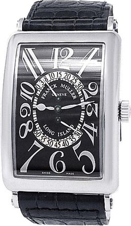 Franck Muller Pre-owned Franck Muller Long Island Automatic Black Dial Mens Watch 1100 DS R