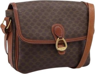 Celine Pre-owned Vintage Shoulder Bag - Dames - Vintage Schoudertas - Bruin - ONE Size - Leer - Vintage