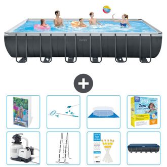 Intex Piscina Ultra Xtr Rectangular - 732x366x132 Cm - 9-piezas S550