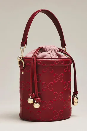 Maeve Faux-Leather Bucket Bag