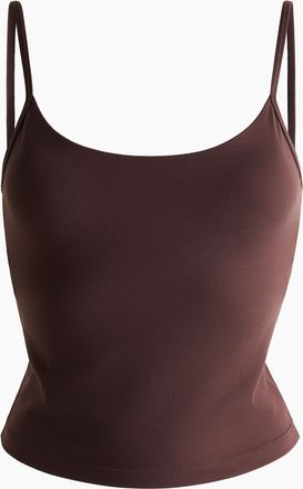 H&M Sport-Tr&auml;gertop mit integriertem BH mit SoftMove - Brown
