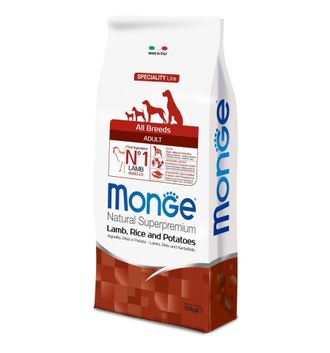 Monge Cordero Monge Speciality Line Con Arroz Y Patatas 12 Kg
