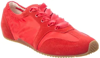 Rag & Bone Rag & Bone Emilee Ballet Runner Satin & Suede Sneaker