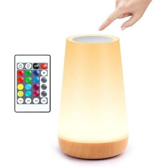 OEM L&aacute;mpara De Noche Led Infantil, 13 Colores, Control T&aacute;ctil, Brillo Ajustable, Luz Nocturna, Regalo Para Mujeres, Hombres, Adolescentes, Ni&ntilde;as Y Ni&ntilde;os -