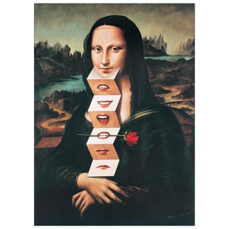 Artopweb Decorative panel, OLBINSKI - Rehearsal For An Icon 2001 - Mona Lisa - 66x92