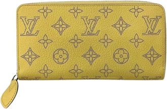 Louis Vuitton Pre-owned Wallets, female, Yellow, Size: ONE SIZE Pre-owned Leather Wallet
