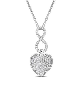 Rina Limor Silver 0.25 Ct. Tw. Diamond Pendant