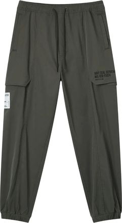 Fingercroxx Elastische broek met cargo zak - Groen