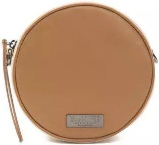 Pompei Donatella Elegant Small Oval Leather Crossbody Womens Bag