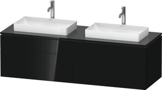 Duravit Duravit L-cube Meuble Sous-lavabo En Console Suspendu, Avec Plan