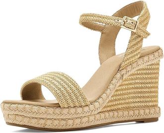 Mia MLE-Milazzo Womens Wedge Shoes Gold Metallic : 7.5 M, Synthetic