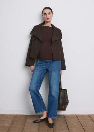 Mango Jeans diritti premaman blu scuro - Donna - 38 - MANGO