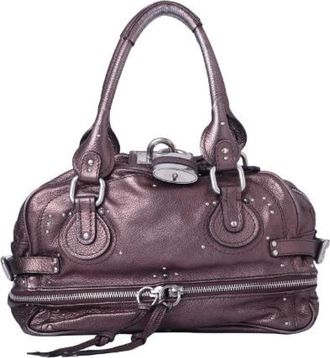 Chlo&eacute; Pre-owned Handbags, female, Brown, Size: ONE SIZE Pre-owned Paddington Satchel