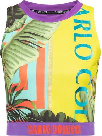 Carlo Colucci Tops - Dames - Tops zonder mouwen - Veelkleurig - S - Tops