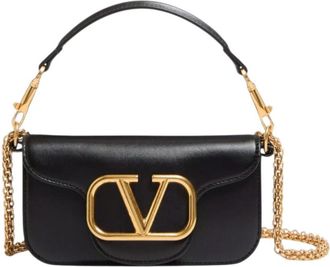 Valentino Garavani Black Loco Small Shoulder Bag