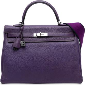 Herm&egrave;s Pre-owned Hermes Togo Kelly II Retourne 35 Ladies [Q]