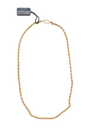 Dolce & Gabbana gold tone DG chain necklace