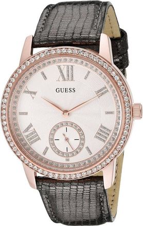 Guess Gramercy Quartz Crystal White Dial Ladies Watch W0642L3