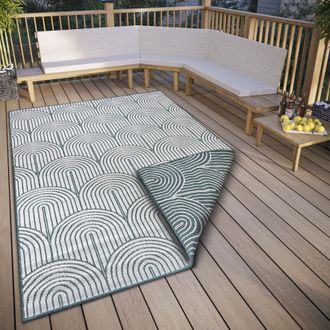 Hanse Home Outdoorteppich »Pangli, Wendeteppich« rechteckig 5 mm Höhe In-& Outdoor, Teppich, Wetterfest, Balkon, Garten, Wohnzimmer, Modern