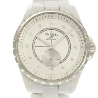 Chanel Pre-owned Vintage Glazen Horloge - Dames - Pre-owned - Wit - Maat: ONE Size