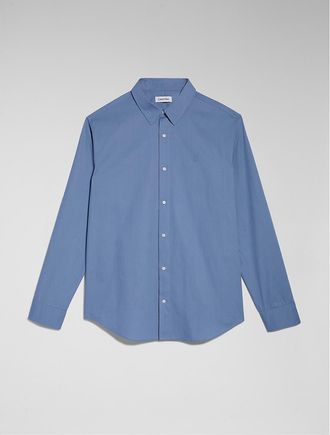 Calvin Klein Mens Casual Shirt - Blue - XXL