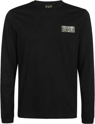 Emporio Armani 6Rpt 20 Pjm 9Z 1200 Long Sleeve Top - Heren - Longsleeves - Zwart - 2XL - Katoen - Tops