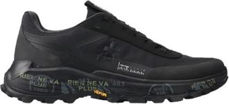 Premiata Devin 433 - Heren - Sneakers - Zwart - 41 EU - Leer - Schoenen