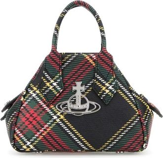 Vivienne Westwood Printed Synthetic Leather Mini Yasmine Handbag