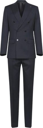 D4.0 Double Breasted Suits, male, Gray, Size: 2XL D4.0 Double-Breasted Suit