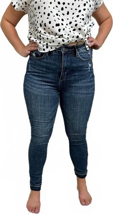 Judy Blue Hi-Waisted Tummy Control Robin Skinny Jeans In Blue