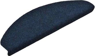 vidaXL Vidaxl - Stair Mats Self-adhesive 20 pcs 65x21x4 cm Navy Half Round Large